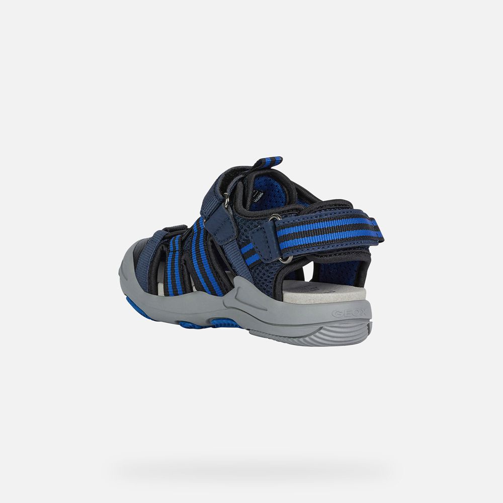 Geox Erkek Çocuk Sandalet Lacivert - Kyle - BPQ-807931